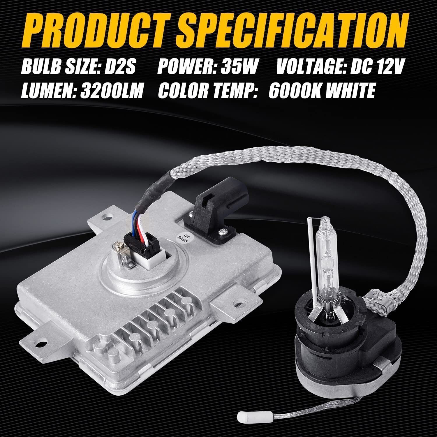 For 2002 2003 04 2005 Acura TL 3.2L HID Xenon Headlight Ballast & Igniter & Bulb