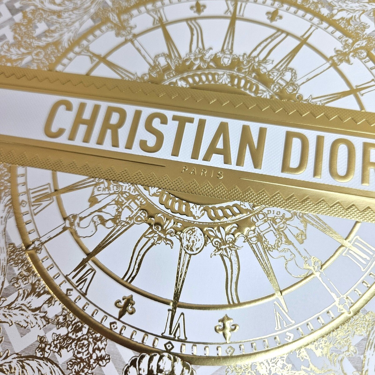 Christian Dior Empty Gift Box Container Holiday 2024 8”x8”x4” | eBay