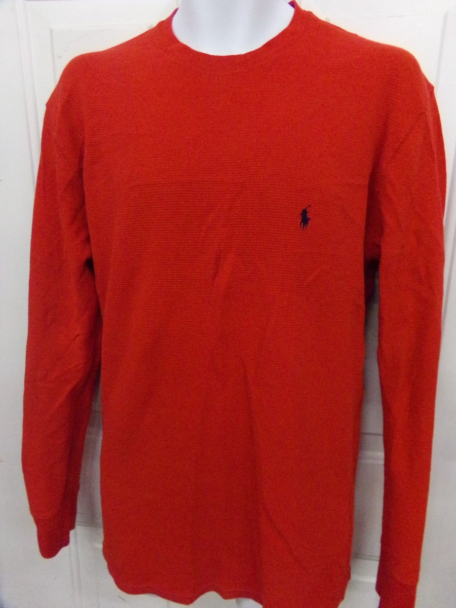 Thermal Polo Long Sleeve Waffle Shirt Ralph Lauren Waffle Thermal