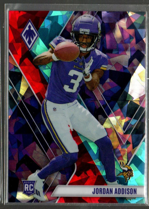 2023 Panini Phoenix Fire and Ice #109 Jordan Addison /50