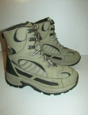 L.L. Bean Teck 2.5 Hi-Top Tan Leather Ballistic Hiking Trail Boot Women's 7M 