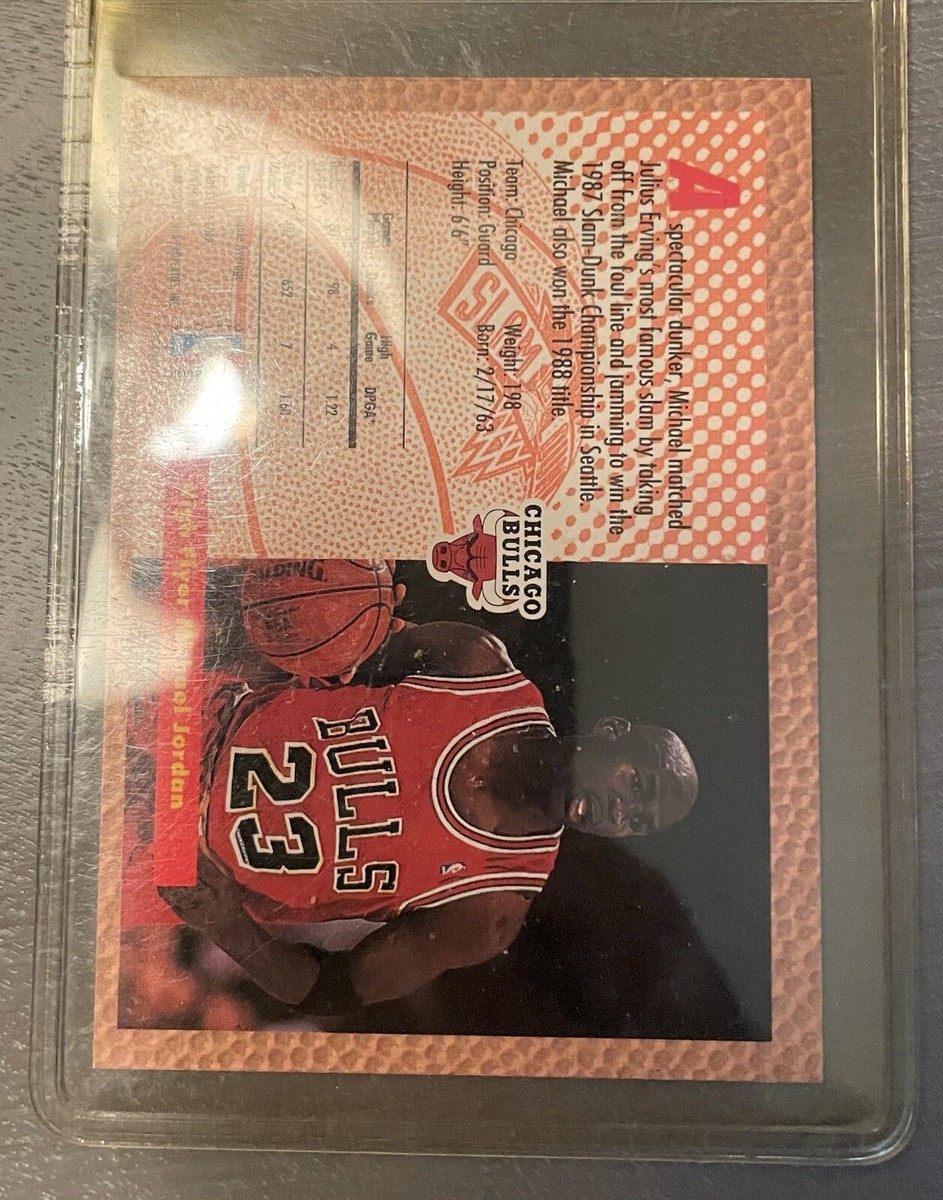 1992-93 Fleer Michael Jordan Slam Dunk MISSING #273 ON CARD 1992-93 Fleer Michael Jordan Slam Dunk MISSING #273 ON CARD