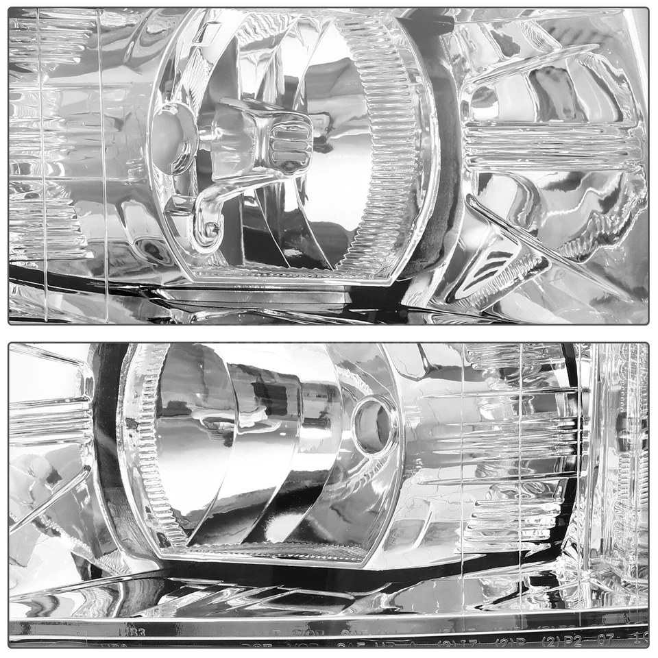 Chrome Headlights For 2007-2014 Chevy Silverado 1500 2500HD 3500HD LH+RH Sets - Image 4 of 4