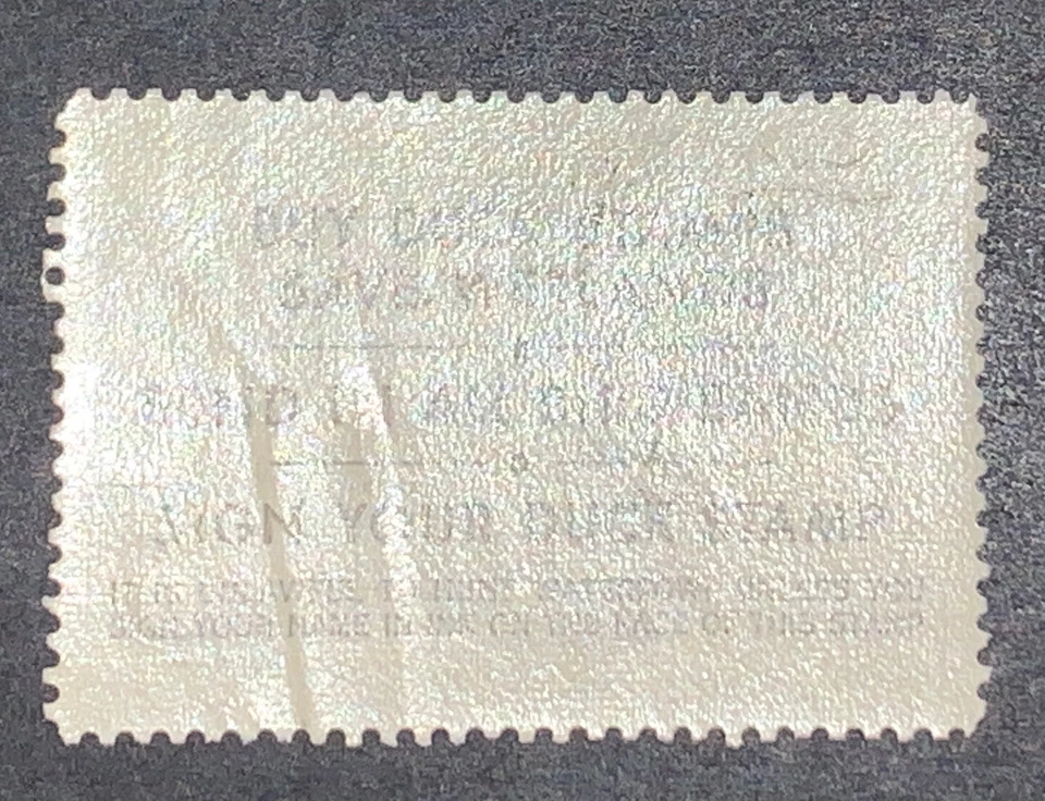 Travelstamps: US Stamps scott #rw42 $5.00 issue of 1975 Mint Original Gum Hinged - Image 3 of 4