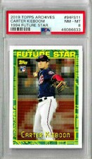 2019 Topps Archives Carter Kieboom 1994 Future Star PSA 8