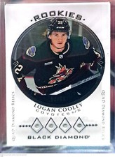 2023-24 Black Diamond Rookies Quad Diamond Relics Logan Cooley- 63/99