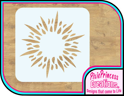 Blumenmuster Pflanze DD Mylar 190 Schablone Airbrush Farbe Wand Möbel Basteln