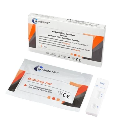 Clungene Drogentest Kassette Cannabis/Marihuana/Haschisch/THC mit 10ng/ml - 1er