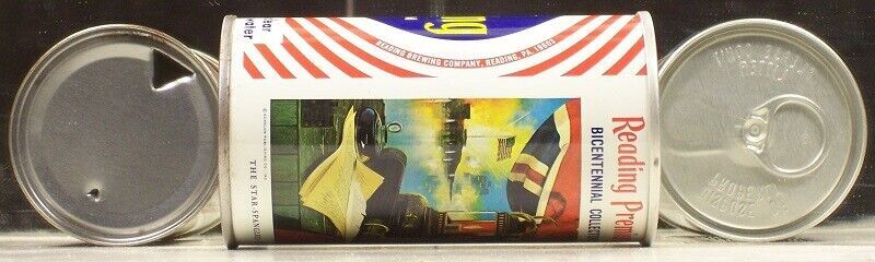 Reading 1976 Bi Centennial Beer 12 oz Can Star Spangled Banner Pennsylvania 24
