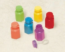 amscan Mini Bubble Bottle 1 Pc., Assorted Colors 