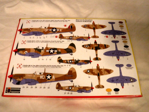 1/72 KP Models Spitfire Mk Vc Trop USAAF over Corsica Markings 4/3 Ver #0416 - Picture 2 of 4
