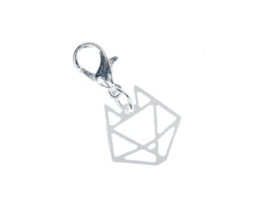 Fuchskopf Katzenkopf Charm Anhänger Bettelarmband Miniblings Charms Filigran - Bild 1 von 4