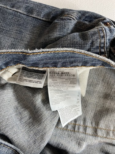Levi’s 559 Jeans Men’s 36x30 Blue Denim Distressed American Western Straight - Picture 2 of 9
