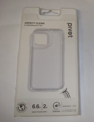 Pivet Aspect Deep Clear Case for Apple iPhone 6.7'' Pro 2022  14 Pro NEW