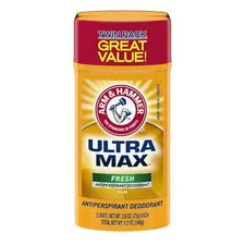 ARM HAMMER ULTRA MAX Deodorant- Fresh- Solid - 2.6 Oz- Twin Pack