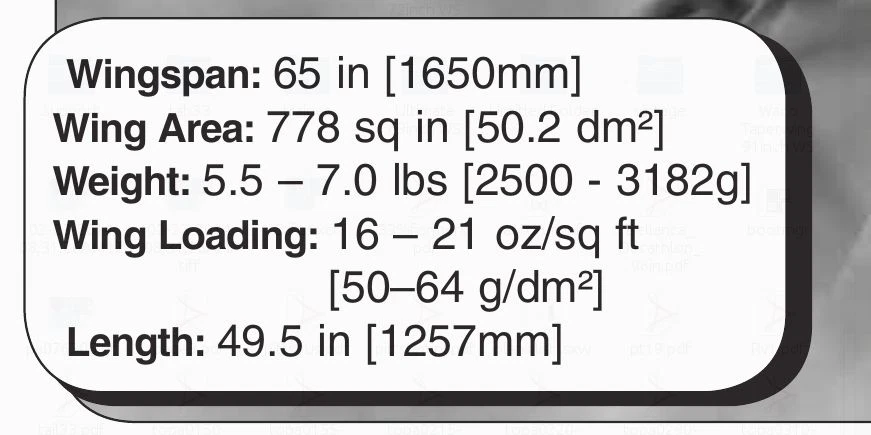 Elder 40 /  RC Airplane Digital  Plans & Templates and building manual  - Image 2 of 4