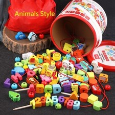 Interesting Cognitive String Beads Early Education Learning Toys