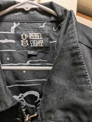 REBEL8 XL Skull Military jacket cotton china rn 128745 water moon mike giant oop - Picture 7 of 24