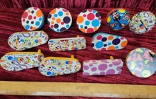 Lot 11 VINTAGE ANTIQUE Tin Litho Noise Makers U.S. Metal Toy PARTY NEW YEARS POW