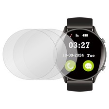 3pcs Watch Screen Protector 40.5mm Tempered Glass Anti-Spy Protection, Gray