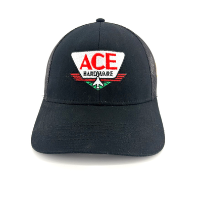 #ad #ad Cap America #x27;Ace Hardware#x27; Black Mesh Trucker Snapback Cap $12.76