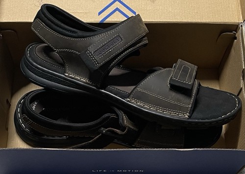 Rockport Darwyn QTR Strap Mens sandal #H80295 Brown New Size 13 Brand New NWT - Picture 6 of 7