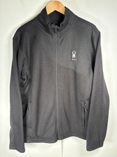 Spyder Circuit Jacket Mens Large Black Full Zip