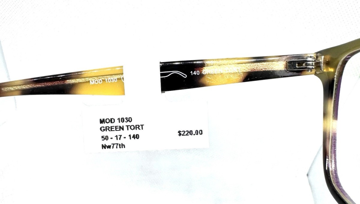 NW 77TH USA COUCH GREEN CRYSTAL FRAMES EYEGLASSE 52-19-142 NW77th Eyewear – nw77th main image 4