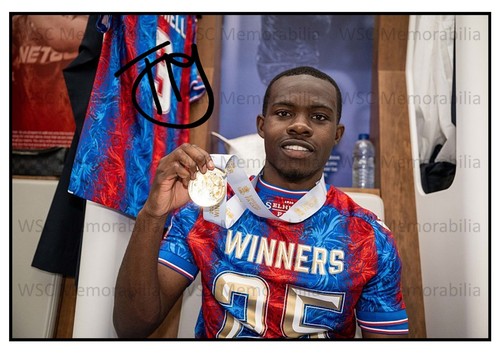 11239. Tyrick Mitchell Signed Pictures (A4 Prints) Crystal Palace England