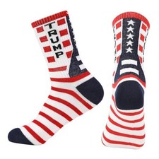 BSMTEBN Donald Trump Socks 2025 Novelty Socks America Keep Great Again USA