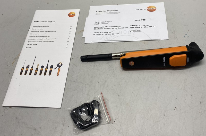 Testo 405i Hot-wire Anemometer Smart and Wireless Probe  0560-1405-01