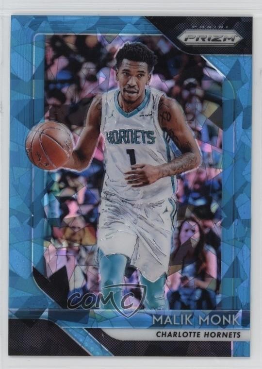 2018-19 Panini Prizm Blue Ice Prizm 83/99 Malik Monk #50 1s44