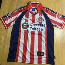 CLUB DEPORTIVO GAUDALAJARA A.C. ATLETICA RARE SOCCER JERSEY SIZE LARGE NWOT