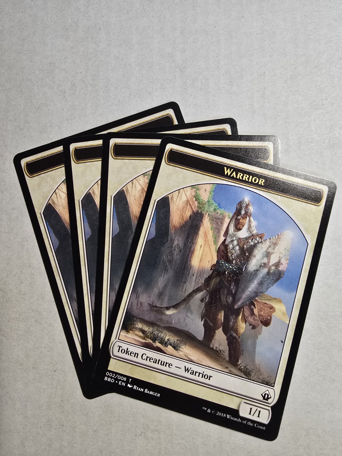 Warrior Token #2 (NM) Battlebond BBD Magic MTG