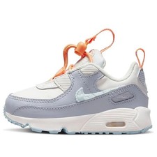 Toddler's Nike Air Max 90 Toggle SE Summit White/Glacier Blue DQ6948 100 
