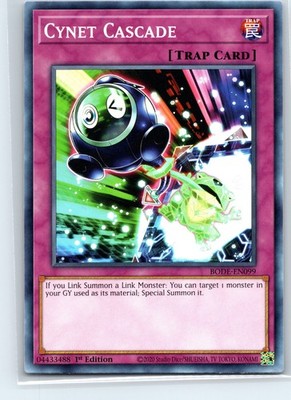 Cynet Cascade Common Burst of Destiny 1st Edition BODE-EN099 Yugioh LP