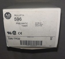 NEW ALLEN BRADLEY 596-TR32 PNEUMATIC TIMER ON DELAY RIGHT HAND MOUNTING SER B