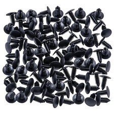 150pcs 8mm Plastic Car Rivets Push Pin Fasteners For Bumper Fender Hole Fixing