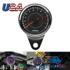 Led Back Light Motorcycle Tachometer Dc 12v For Honda Kawasaki Suzuki Yamaha