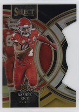 2023 Panini Select Premier Level Black & Gold Prizm Die-Cut Rashee Rice #132 s5j