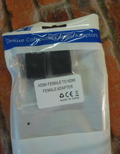 2 lot VCE deluxe computer adaptors HDMI female to HDMI female adapter electronic