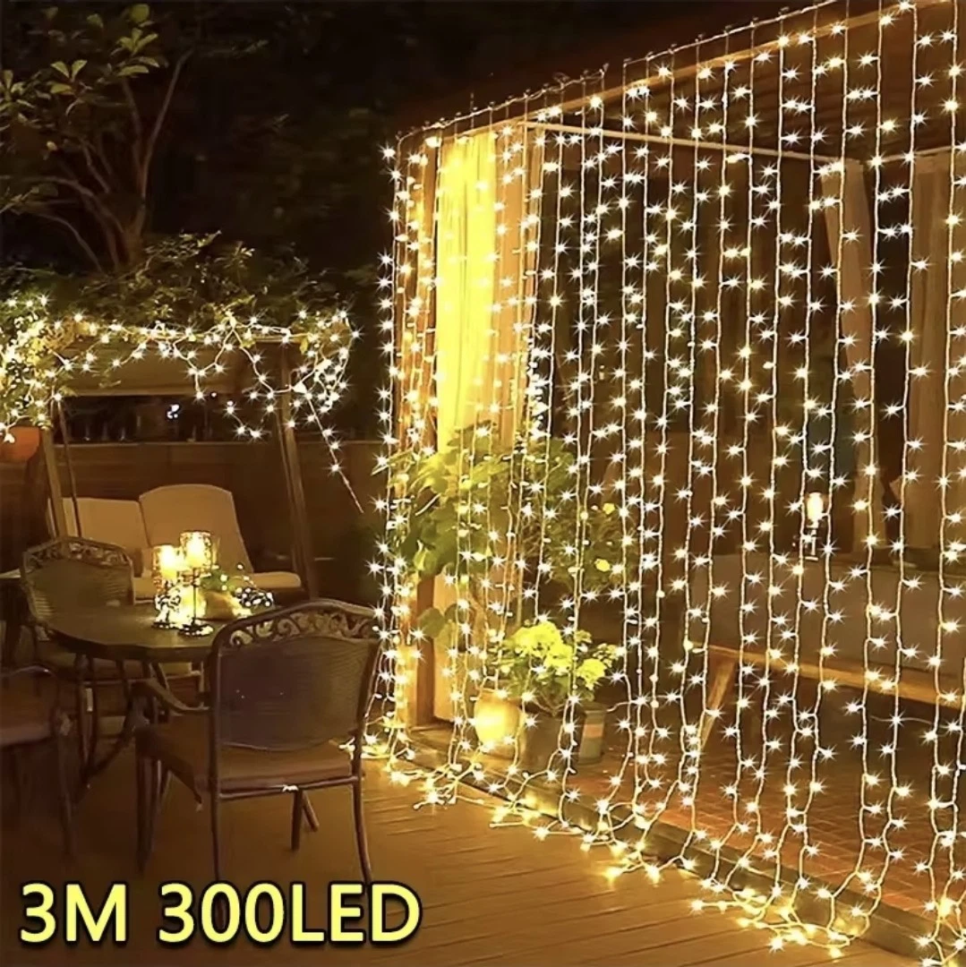 3M USB LED Curtain Fairy Lights with 8 Modes for Home & Party Decor
Opens in a new window or tab