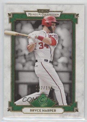 2014 Topps Museum Collection Green 192/199 Bryce Harper #72 0aa