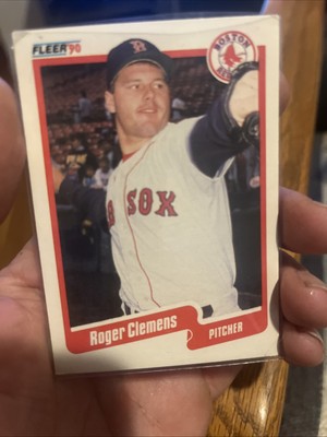 Roger Clemens 1990 Fleer #271 ERROR / SPELLING WRONG ON HOMETOWN