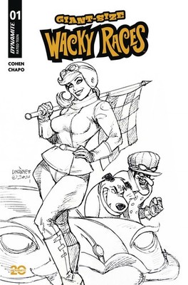 GIANT-SIZED WACKY RACES #1 VARIANT CVR G 10 COPY INCV LINSNER LINE A DYNAMITE