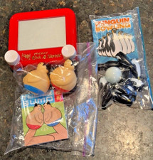 Stocking Stuffers Toys Party Prizes: Etch A Sketch, Penguin Bowling, Thumb Sumo
