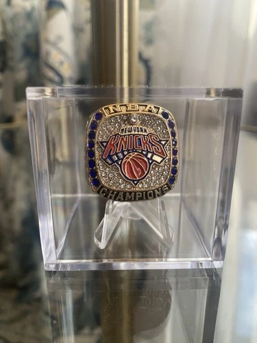 2026 New York Knicks NBA Championship Ring With Showcase Cube - product listing photo