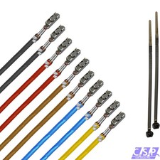 10x MQS Buchse Quadlok FLRY 0,50mm² im Farbmix Kontakt PIN Leitung Fakra Kabel