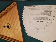 Vintage            15-String Lap Harp Zither - with 34 songs