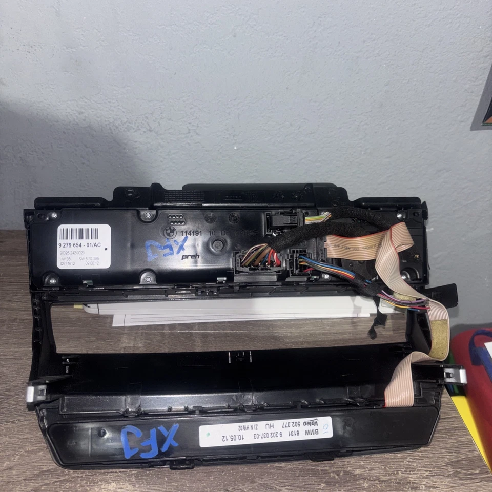 BMW E70 X5 2007-2013 calefacción aire acondicionado climatización panel de control 114191 10 OEM Foto 2 de 4